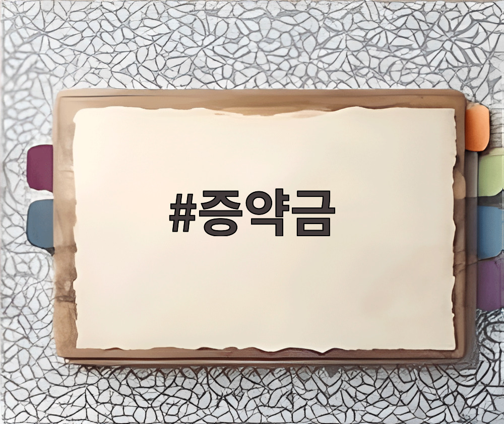 증약금