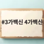 3가백신 4가백신