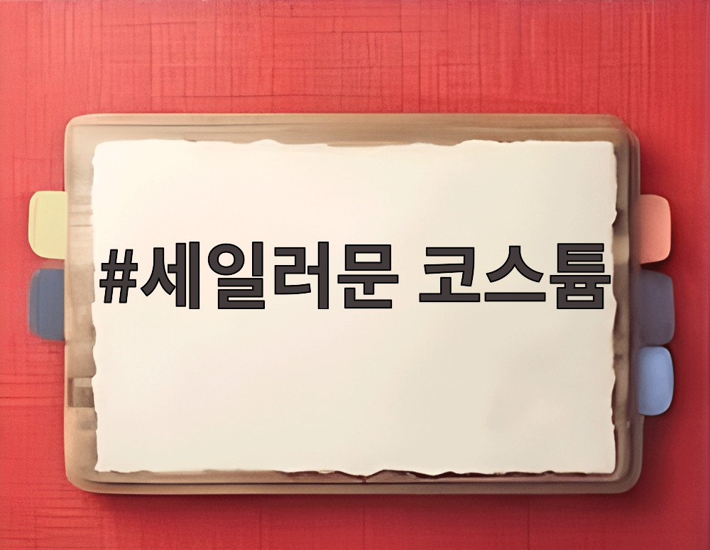세일러문 코스튬