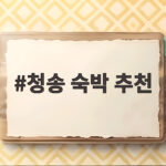 청송 숙박 추천 가족 여행 이렇게 고르면 후회 없어요 청송 숙박 추천