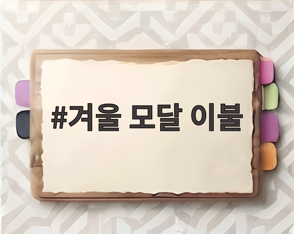 겨울 모달 이불