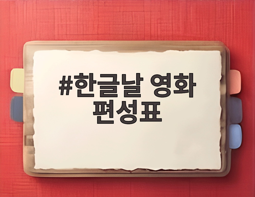 한글날 영화 편성표