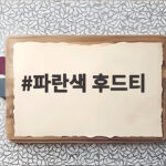 파란색 후드티 하나로 가을 코디 끝내는 법 알려드립니다 파란색 후드티