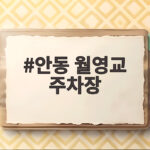 안동 월영교 주차장 어디에 세워야 야경도 편하게 볼까 안동 월영교 주차장