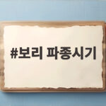 보리 파종시기 언제가 좋을까 텃밭 새싹보리부터 청보리까지 보리 파종시기