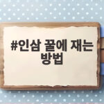 인삼 꿀에 재는 방법 꿀삼 먹는법 보관법까지 한번에 알아봐요 인삼 꿀에 재는 방법