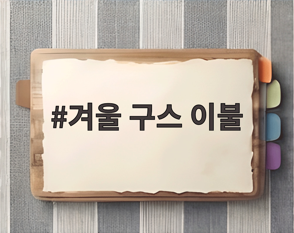 겨울 구스 이불