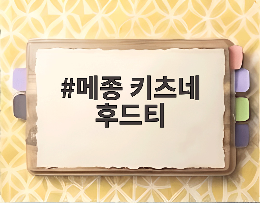 메종 키츠네 후드티