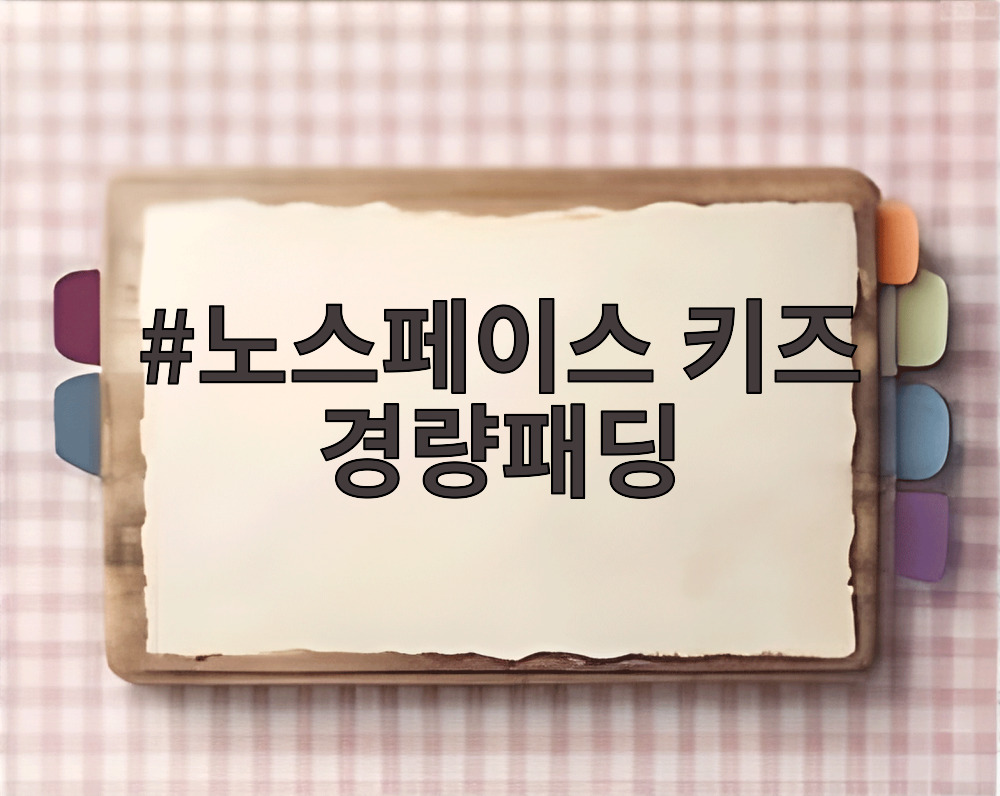 노스페이스 키즈 경량패딩