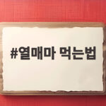 열매마 먹는법