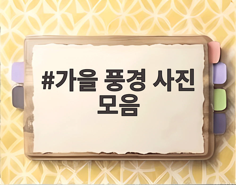 가을 풍경 사진 모음