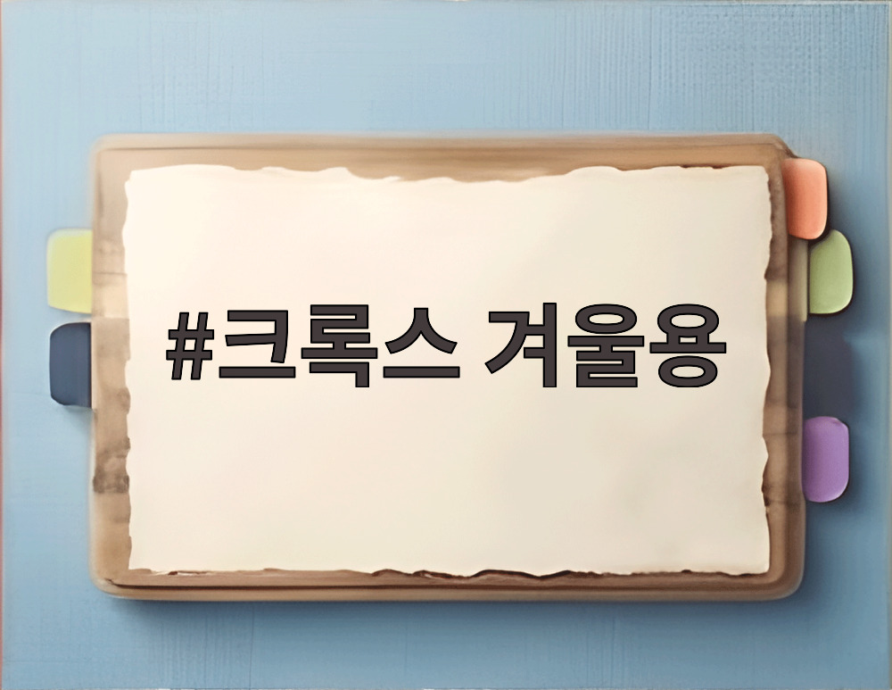 크록스 겨울용