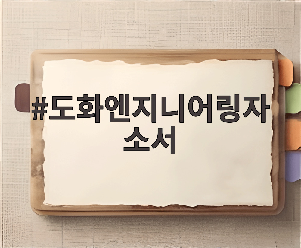 도화엔지니어링자소서
