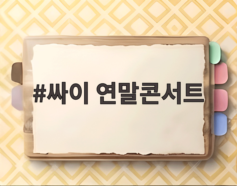 싸이 연말콘서트