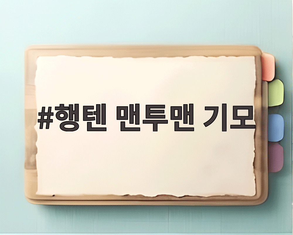 행텐 맨투맨 기모