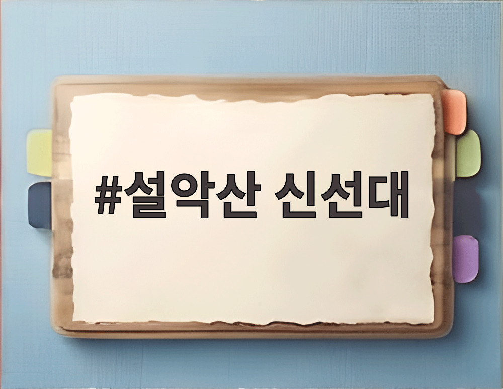 설악산 신선대