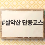 설악산 단풍코스 초보도 걷기 좋은 5곳과 절정 시기 설악산 단풍코스
