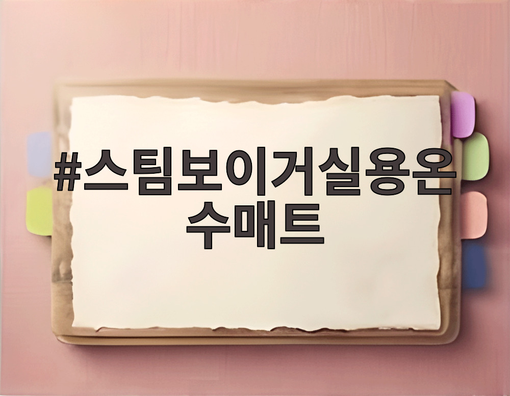 스팀보이거실용온수매트