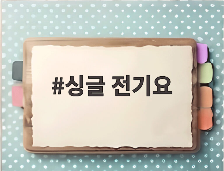 싱글 전기요