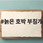 늙은 호박 부침개