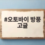 오토바이 방풍 고글 선택 기준과 헬멧 간섭 없이 편하게 쓰는 방법 오토바이 방풍 고글