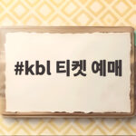 kbl 티켓 예매 꼭 알아야 할 취소 수수료와 매진 좌석 잡는 팁 kbl 티켓 예매