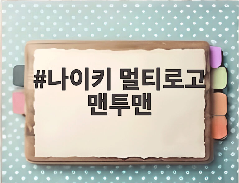 나이키 멀티로고 맨투맨
