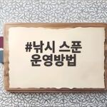 낚시 스푼 운영방법