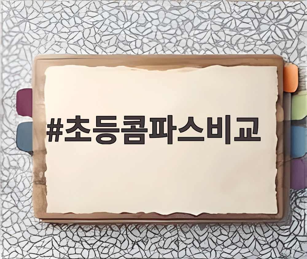 초등콤파스비교