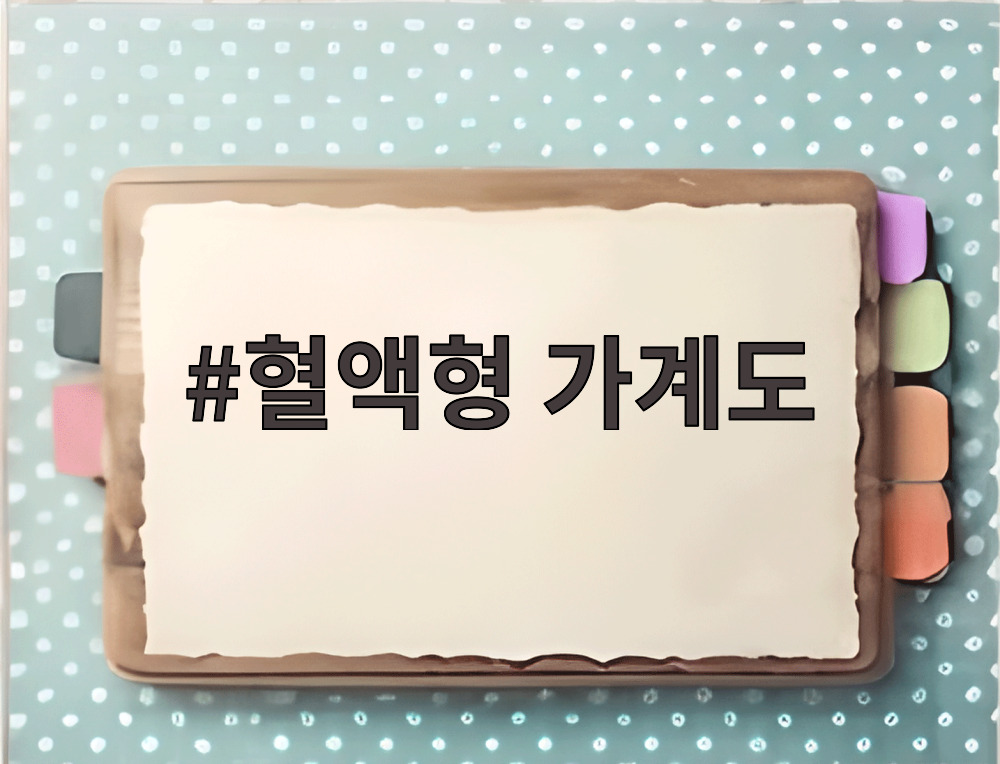 혈액형 가계도