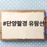 단양팔경 유람선