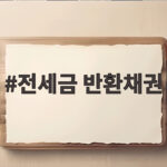 전세금 반환채권