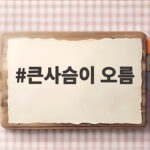 큰사슴이 오름
