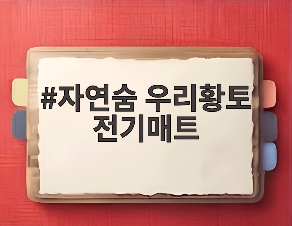 자연숨 우리황토 전기매트