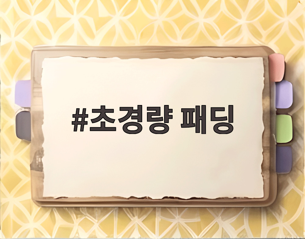 초경량 패딩