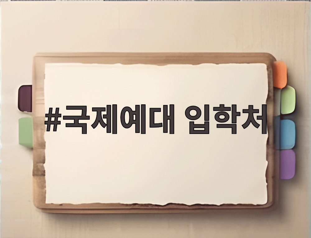 국제예대 입학처