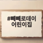 빼빼로데이 어린이집