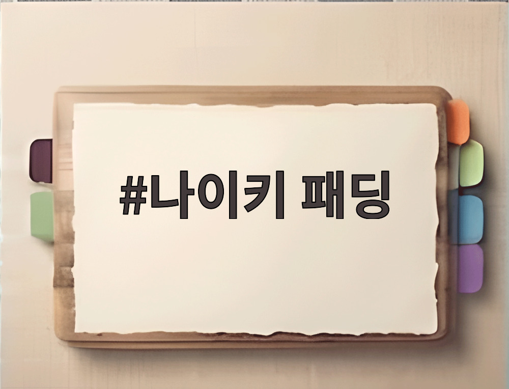 나이키 패딩