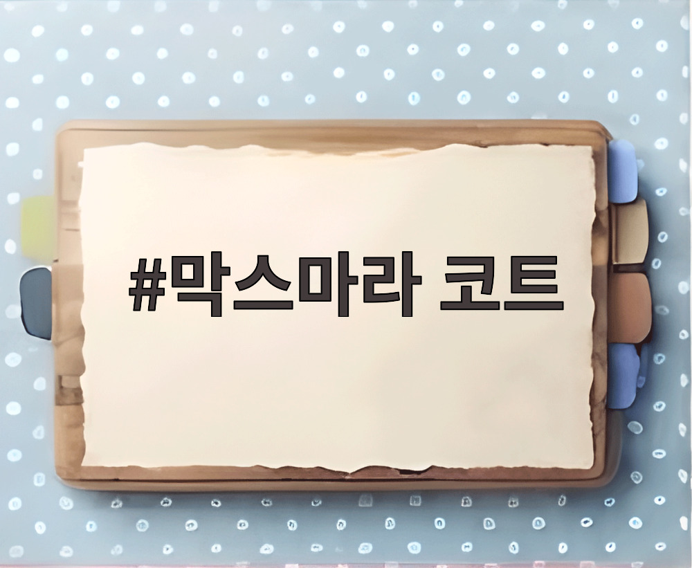 막스마라 코트