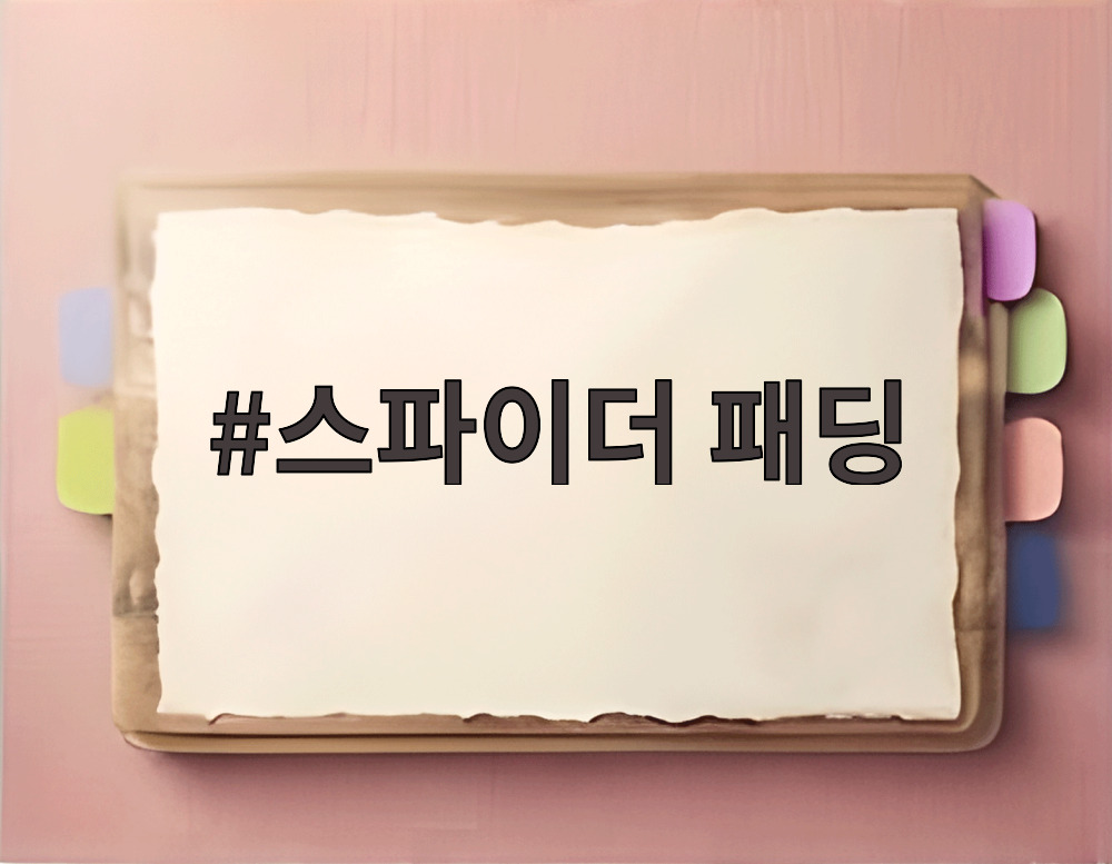스파이더 패딩